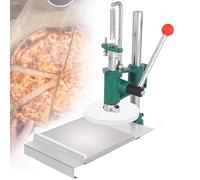 Manual Dough Sheeter - Stainless Steel Press Machine for Flattening Pizza, Pies, Pastry, and Bread Dough for Home or Commercial Use