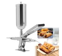 Manual Doughnut Filler Machine for Jam and Cream Desserts, Stainless Steel Hand-Operated Tool