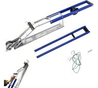 Manual Drywall Tape Mud Dispenser, 2.5L Dry Wall Repair Dispenser with Extension Rod, Adjustable Drywall Taping Tool, Joint Compound Applicator for Seams Flat Finishing Patching