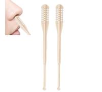 Manual Dual-Ended Rotary Nose & Ear Hair Trimmer,2025 New Double Sided Nose Hair Knife,2-in-1 Nasal Hair Cutter,360° Rotating Noses Hair Trimmer, for Men and Women (2pcs)