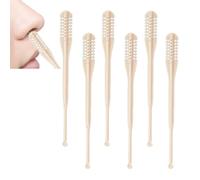 Manual Dual-Ended Rotary Nose & Ear Hair Trimmer,2025 New Double Sided Nose Hair Knife,2-in-1 Nasal Hair Cutter,360° Rotating Noses Hair Trimmer, for Men and Women (6pcs)