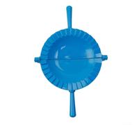 Manual Dumpling Maker Tool Red Plastic Press for Pierogi Gyoza Empanada Pot Stickers Easy Use Kitchen Gadget 19cm(Blue)