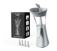 Manual Ear Wax Removal Kit - One-Hand Control Ear Cleaner Tool, Easy to Use Ear Irrigation Flushing System with Soft Silicone Tip for Effective & Safe to Clean Ear Built Up Wax Home Use(Gray)