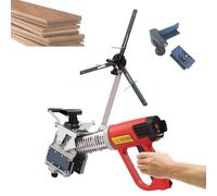 Manual Edge Bander with Adjustable Speeds and Triangle Bracket, Portable Woodworking Tool for Home and Construction Sites