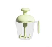 Manual Egg Beater Featuring Press Button Operation, Rotating Blades, And Integrated Filter Spout For Smooth Pouring(Green/1 Piece)
