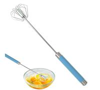 Manual Egg Beater: Manual Blender, Rotary Stirrer | Stainless Steel Egg Whisk, Egg Whisk Maker, Manual Mixer, Semi-Automatic Kitchen Whisk
