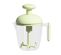 Manual Egg Mixing Cup with Built-in Whisk, 550ml Clear Stirrer Beater for Batter Shake Cream Butter, Leak-Proof Kitchen Tool Gadget(green)