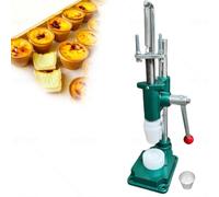 Manual Egg Tart Machine, Desktop Egg Tray Forming Press with Cast Iron Base, Food Safe Head, Easy Clean, for Small Bakeries, Cafes, Home Bakers