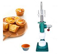 Manual Egg Tart Machine, Desktop Forming Press with Cast Iron Base, Food-Safe Head, Easy Storage, for Small Bakeries & Home Bakers