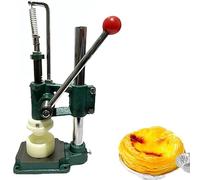 Manual Egg Tart Making Machine Egg Tart Pressing Machine with Mold Custard Tart Shell Molding Hand Press Making Egg Tart Skin Tool Easy To Use Small In Size Does Not Take Up Space The Base Is Ca