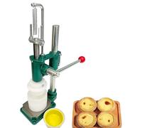 Manual Egg Tart Making Machine, Hand Press Dough Shaping Tool for Custard Tarts, Effortless Shell Molding with Mold, Compact Kitchen Gadget