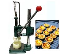 Manual Egg Tart Press Machine, Stainless Steel Hand Press Tool for Cheese Tart Crust, Custard Shell Maker, Egg Tartlet Base DIY Baker