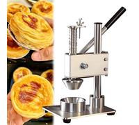 Manual Egg Tart Press with Adjustable Thickness for Perfect Tart Shells & Cupcake Molds, Home Kitchen Baking Tool
