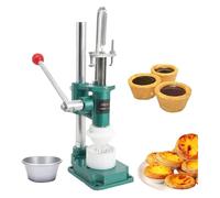 Manual Egg Tart Pressing Machine, 16 Mold Shapes for Bakery and Home, Stainless Steel Shell Maker