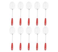 Manual Egg Whisk, 10 Pieces Egg Foam Beater and Milk Mixer for the Kitchen, Manual Mixer for Sauces, Milk, Food, Mixing, Baking, Pancakes