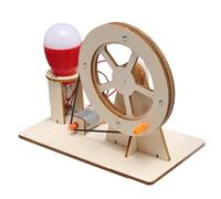 Manual Electricity Generator Toy, Crank Electric Toy | Education Science Kit | Wooden Educational Generator Science Kits, Light Bulb Science Experiments Kits