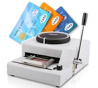Manual Embossing Machine for PVC Cards, 72 Characters Capacity, Ideal for ID, VIP, and Membership Card Coding and Stamping