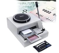Manual Embossing Machine for PVC Cards, Credit ID VIP Gift Card Printing, Letterpress Stamping Tool for Personalized Coding