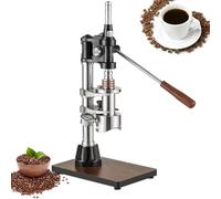 Manual Espresso Coffee Machine with 1-16 Bar Variable Pressure, Pressure Gauge and 100ml Water Tank, Perfect for Americano, Cappuccino, and Latte