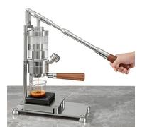 Manual Espresso Machine - Hand Press Coffee Maker with 1-16 Bar Pressure, Stainless Steel Construction, 58mm Portafilter, 345ML Water Capacity for Cappuccino and Latte