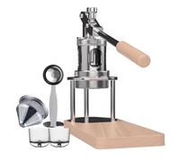 Manual Espresso Machine, Portable Hand Press Coffee Maker with Pressure Gauge for Iced and Cold Brew, Ideal for Coffee Lovers and Outdoor Enthusiasts
