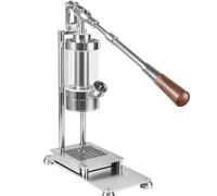 Manual Espresso Machine Set - Hand-Operated Espresso Maker - Low-Pressure Pre-Infusion, Stainless Steel, Makes Rich Espresso, Portable Coffee Maker