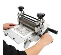 Manual Etching Press for Intaglio & Relief Printmaking, Ideal for Artists and Printmakers, Compact Design for Easy Use, Perfect for Home or Studio Printing Projects
