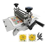 Manual Etching Printing Press, for Detailed Artistic Printing, The Ultimate Tool, for Printmakers specializing in Copper Plate Etching,and Creating Detailed Relief Prints in a Home Studio Setup