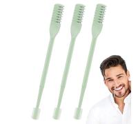 Manual Eyebrow Trimmer | Double Eyebrow Head - 360 Degree Rotating Toiletry Accessory, Travel Kit with 3 Pieces