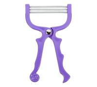 Manual Face Hair Remover Purple Abs Stainless Steel Epilator