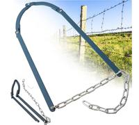 Manual Fence Repair Retainer, Fence Fixer, Fence Restoration Stretcher Tool, Maintenance Tool of Livestock Fence Lines, Suitable for Barbed Wire, Cowshed Farm, Horse Fence, Garden Lawn Fence