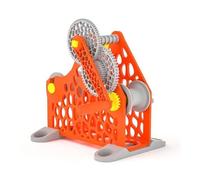 Manual Filament Respooler, Smooth Rotation Winder for 3D Printer Filament Transfer, Removable Modular Frame for 1kg Spools, Ideal for Enthusiasts and Textile Artists