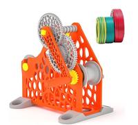 Manual Filament Spool Winder with Removable Design, Hand-Cranked for 1kg Spools, Ideal for Printing Enthusiasts