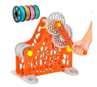 Manual Filament Spool Winder with Removable Modular Design and Tangle-Free Operation for 3D Printing and Textile Art Applications