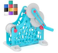 Manual Filament Spool Winder with Removable Modular Design and Tangle-Free Operation for 3D Printing and Textile Art Applications