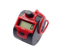 Manual Finger Counting Tool Digital Counter Clickers Handheld Portable Tasbeeh Counter Resettable Clickers 4 Digits ABS Counting Device