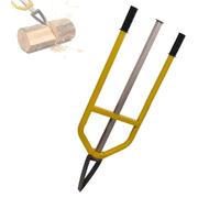 Manual Firewood Splitter, Heavy Duty Manual Wood Splitter ， Inertial Handheld Log Splitter with Smooth Pole, Handheld Log Splitting Tool for Firewood, for Fireplaces, Camping, and Outdoor Use(L)