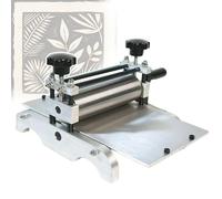 Manual Flat Engraving Press, Etching Printmaking Machine with Adjustable Roller, Printing Bed: 31 x 17 cm, Precise, Efficient for Studio Craft, Art, Print Creation