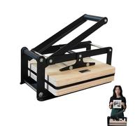 Manual Flat Press Printmaking Machine, Hand Lever Press with Height Adjustment, Metal Frame, Portable Etching Presser for Letterpress and Woodblock Printing