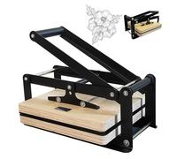 Manual Flat Printmaking Press Machine, Hand Lever Direct Press Machine, with Height Adjustment, Suitable for Letterpress Woodcut Linoleum Block and Rubbing Printing Applications