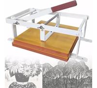 Manual Flatbed Printing Press - Adjustable Height, Dual Positioning Shaft for Precise Letterpress Printing
