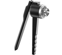 Manual Flip Off Vial Crimper for Full Aluminum Caps, 11-20mm Stainless Steel Bottle Cap Crimping Tool, Hand Vial Crimper Sealing Machine with Handle Black,15mm