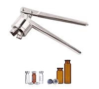 Manual Flip-Off Vial Crimper & Hand Capping Machine - Aluminum Plastic Cap Sealing Tool for Saline Bottles, Medical Gland Pliers for Precise Closure