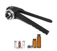 Manual Flip-Off Vial Crimper & Hand Capping Machine - Medical Sealing Tool for Aluminum & Plastic Caps, Essential Capper for Saline Bottles & Gland Pliers