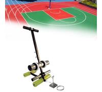 Manual Floor Tape Applicator, Lane Marking Applicator, Hand Push Floor Marking Tool, for Driveway, Hospital, Gymnasium, School, Commercial Line Marking/Spray Painting