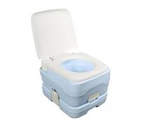 Manual Flush Transportable Toilet 10L Capacity for Backpacking Excursions Impermeable Plan Fast Release Cistern HDPE Sub Transportable Toilet