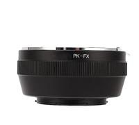 Manual Focus Lens Converter, Aluminum Alloy Brass High Performance Anodized Camera Lens Mount Adapter for FX Bayonet Camera