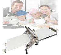 Manual Foldable Dough Sheeter,Commercial Dough Roller Sheeter,Stainless Steel Dough Laminator,Adjustable Thickness Manual Pasta Sheet Maker,400