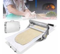 Manual Foldable Dough Sheeter Machine for Bakery, Stainless Steel Pastry Roller with Adjustable Thickness 0.5-17.5mm/0.5-27mm(Rs201)