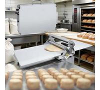 Manual Folding Dough Sheeter Machine, Stainless Steel Pastry Roller with Adjustable Thickness, for Bakery, Pizza, Croissant, Commercial & Home Use,001,1030 * 580 * 250mm